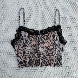 Princess Polly Animal Print Magnolia Tank